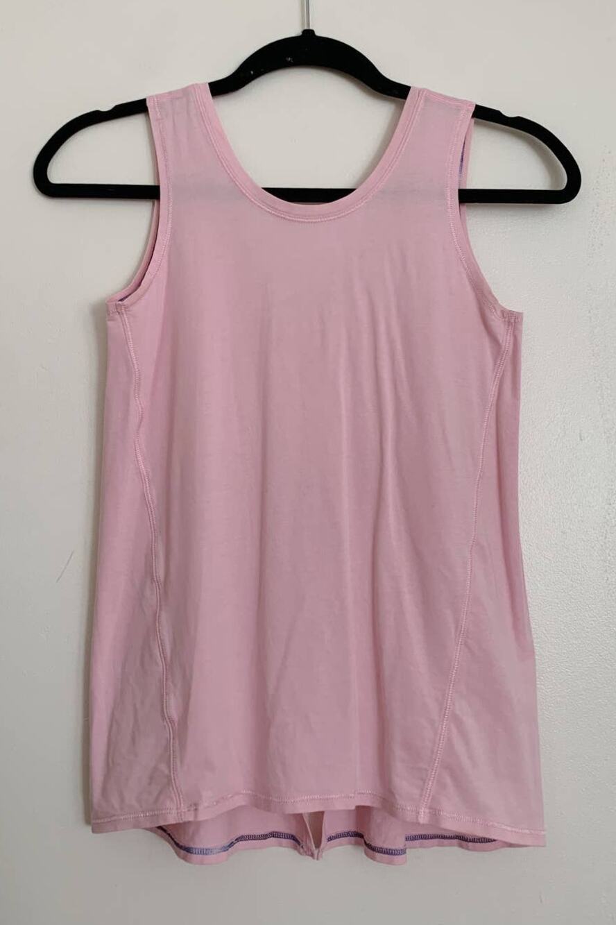 Light Pink Ivivva Open Back Athletic Tank Top 12